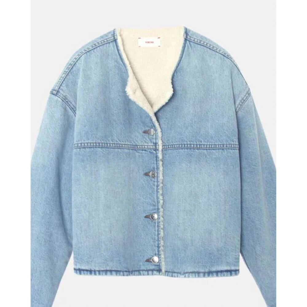 NEW XIRENA women's lucien denim jacket in blue nova - Picture 3 of 3
